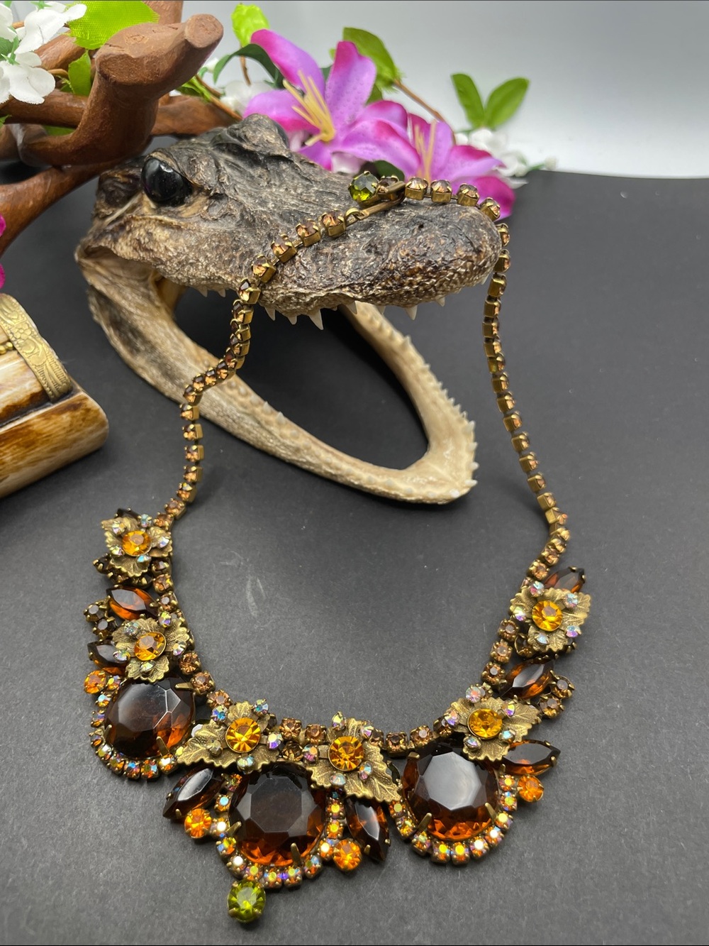 Juliana shades of fall necklace vintage verified